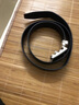 斯博恩自动扣男士腰带带身不带扣头男款皮带条无头牛皮3厘米到3.5cm宽 3厘米宽黑色 115cm 实拍图