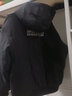 仕季羽绒服男女情侣潮牌外套新款冬季羽绒服加厚保暖防寒服青少年男装 黑色（此款偏大，建议拍小一码） L 实拍图