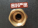 左圆右方（CISQU）黄铜活接内外丝双内丝直接热水器进水管转接头变径家用配件 6分转4分内外丝活接直接 实拍图