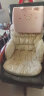 笨斯基 加热坐垫办公室椅垫电脑椅靠背垫子 冬季毛绒电加热坐垫靠垫一体 温馨米色+电加热坐垫靠垫一体（48cm*96cm） 实拍图