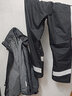 琴飞曼雨衣雨裤套装男女士成人防雨分体骑行电动摩托车雨披外卖时尚新款 墨兰灰（深灰配中灰） XL 实拍图