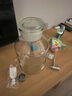 亿特蓝（YITELAN） 加厚玻璃泡酒瓶带刻度药酒瓶广口磨砂泡酒坛杨梅酒罐泡酒容器 【10斤带不锈钢龙头】无底座 实拍图
