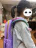 梦乐（MoonRock）小学生书包男女儿童护脊减负安全透气1-3年级双肩书包开学季礼物 浅紫色（1-3年级）SS100-24331 实拍图