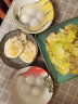 美浓烧（Mino Yaki） 绘手纸圆盘日式和风7英寸深盘釉下彩菜盘蔬菜盘小吃点心盘 红萝款(17*4.8cm) 实拍图