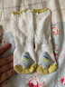 喜得瑞（xiderui）婴儿中长筒袜子夏季薄款新生儿空调房地板袜宝宝网眼防蚊袜 蓝色+黄色【两双装】 M码（适合脚长10-12cm）6-12个月 晒单实拍图