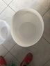佳叶（JIAYE）加厚食品级塑料桶密封桶酱菜海蜇大闸蟹酸菜腌菜米酒猪油手提桶带 20L白色（常规款） 实拍图