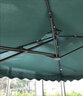 野人谷 户外遮阳伞庭院防晒伞室外大型沙滩太阳伞双顶摆摊伞保安岗亭伞 2.5m四股墨绿色【十字架底座】 实拍图
