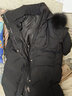 雅鹿羽绒服女装冬季新款中长款过膝加厚时尚派克服外套Y 黑色 L/165（140-160斤） 实拍图