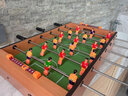 勒米熊桌上足球桌面游戏桌成人儿童桌游桌式足球机双人玩具对战男孩礼物 大号48厘米6杆木纹足球桌面款 实拍图
