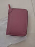 蒙伯斯防盗刷卡包女士真牛皮多卡位防消磁小巧卡片包超薄情人节卡套男 熏衣紫—18卡位【防盗刷】 实拍图