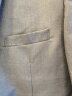 罗蒙 西服男士休闲西装男套装外套修身伴郎新郎结婚商务职业正装衣服 深灰双扣(上衣) 190/4XL【160-175斤】 实拍图