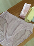 蝶安芬女士内裤纯棉中高腰大码妈咪内裤女宽松透气全棉三角裤头 四条随机色 M 实拍图