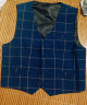 衣诺坊儿童西服套装男生花童男童六一演出服西装欧式主持人礼服 藏青6:西服 西裤 马甲 衬衫 配饰 140 （建议体重：54-67斤） 实拍图