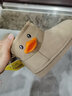 B.Duck小黄鸭童鞋儿童雪地靴冬季男女童大棉鞋加绒保暖棉靴6805棕色28 实拍图