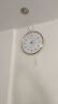 康巴丝（Compas）挂钟客厅摆钟创意时钟 卧室石英钟表挂墙 C3245 白色 36cm直径 晒单实拍图