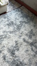 贞喜气床边地毯 卧室飘窗垫客厅长绒保暖地毯茶几垫加厚防滑地毯 【浅灰渐变色】80*160cm 实拍图