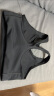 耐克（NIKE）女装 2024夏季新款运动快干内衣背心瑜伽健身塑性胸衣胸罩 黑/白/微粒灰/快干 M 实拍图