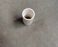 联塑PVC线管配件 阻燃线管件4分6分管直接头管箍穿线管配件家装电线管配件管直通白色 管直通(套筒) φ20*100个/盒 实拍图