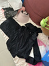 SIINSIIN【戚薇同款】冰皮防晒衣女夏季透气修身冰丝防晒服户外穿搭外套 【连帽款】显瘦黑【组合装】 S 实拍图