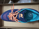 骆驼飞线运动鞋情侣越野跑步鞋女鞋耐磨透气减震运动男鞋 CSS2210032，靛蓝色，男 43 实拍图