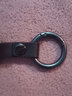 周末先生汽车钥匙扣真皮个性原创男人士挂腰现代简约时尚锁匙挂件圆环大众 013-深棕色（皮宽1.3CM） 实拍图