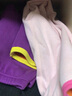 南极人儿童保暖裤女孩加绒加厚秋裤学生校服神器黄金暖绒打底裤 紫色160 实拍图