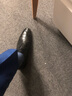 【发顺丰空运】上顿丹尼男鞋商务休闲正装皮鞋英伦隐形内增高6cm8cm大码47小码三接头牛津鞋新郎婚鞋 黑色 37 实拍图
