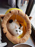 MinkSheen猫窝夏季四季通用 狗窝猫屋猫床网红狗窝小型犬幼犬狗垫子可拆洗宠物用品 猫吉吉M-中型（15斤猫咪/10斤狗狗） 实拍图