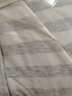 MUJI 棉天竺 被套 床上用品 被罩单件被单纯棉全棉 混浅灰色×混浅灰色条纹 双人用 200cm*230cm 用 实拍图