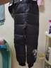 迪士尼(Disney)童装 男童羽绒裤保暖舒适冬季儿童防寒长裤 黑色 110 实拍图