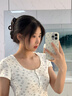 红允渐变蝴蝶结抓夹女2025新款高级感鲨鱼夹发量多盘发夹子发夹后脑勺 黑色蝴蝶抓夹F121 实拍图