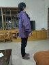 梵花秀（fanhuaxiu）中年妈妈装外套新款阔太太时尚洋气薄款风衣中老年女装春秋上衣 紫色高品质外套 2XL建议穿125-135斤 晒单实拍图