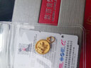 菜百首饰黄金吊坠 足金 3D生肖龙 吉祥龙牌圆形吊坠 本命年 计价 HJ（亿） 黄金吊坠/项坠（不含链） 约1.12g 实拍图