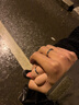 爱情故饰 s925银情侣戒指一对戒闭口时尚戒子纪念生日520情人节礼物送女友 菱面戒指一对价（活口） 实拍图