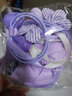 妙翡儿童蝴蝶结发绳女童头饰发饰皮筋头绳宝宝不伤发飘带新款发饰品女 气质款-紫色系【套餐】# 实拍图