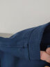 JEEP吉普卫衣男2021春秋新品男士大码纯色长袖圆领T恤运动休闲时尚棉质 春秋款 深蓝 6501 L （建议110-125斤） 实拍图