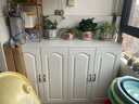 叶氏木语 阳台储物柜防晒防水飘窗柜储物柜地柜矮柜鞋柜杂物柜子收纳置物柜定制 长140深50高100四门三层【包上楼包安装】 实拍图