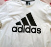 阿迪达斯 （adidas）官方舰店男装女装 2025夏季新款大logo运动服休闲透气跑步训练T恤 黑色/白标logo/店长力荐 L 实拍图