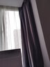 诺罗高精密窗帘全遮光灰色遮阳隔热防晒北欧轻奢简约现代客厅卧室飘窗 高精密灰色布四爪钩款 2米*2米 1片 挂钩式 实拍图