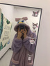 梦舒纷卡通情侣睡袍女冬季可爱珊瑚绒睡衣加厚浴袍法兰绒睡裙男士家居服 紫鸭睡袍+睡裤 L 165-170CM 实拍图