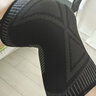 美津浓（MIZUNO） 运动护膝男女保暖护腿篮球羽毛球跑步登山健身运动护具髌骨带 黑色【有防滑条】(两只装) M 实拍图