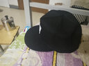 慕瑾繁饰2022新款鹿晗同款遮阳平檐帽 LH7字母嘻哈帽街舞帽情侣帽子 黑色 实拍图
