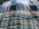 恒源祥全棉被套单件100%纯棉被子被罩单件双人斜纹印花被芯套床上用品 【几何系列+40S全棉】柏拉图蓝 200cm*180cm 实拍图