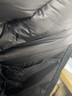 鸭鸭（YAYA）佟丽娅同款冬装连帽轻薄羽绒服女短款轻便薄款保暖新国标外套女款 黑色 2XL 175 实拍图