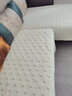 太美鑫水洗全棉亲肤沙发垫四季通用防滑布艺简约现代纯棉坐垫子套罩盖布 A-扇贝-米白(双面) 90*210cm 实拍图