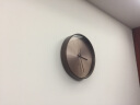 纳什客厅挂钟创意电波钟表现代简约轻奢2024新款餐厅时钟挂墙高档挂表 12英寸（刻度款） 实拍图