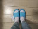 JDOV专利防滑拖鞋老年人孕妇男女防水防滑油夏季浴室内洗澡冲凉居家用 浅蓝色（专利防滑拖鞋） 39-40 实拍图