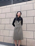 颜域针织开衫外套女2023年秋季简约纯色气质显瘦短款外披 白色1 S/36 实拍图