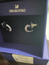 施华洛世奇（SWAROVSKI） MINI HOOP耳饰耳环饰品轻奢小众送女友生日礼物女 镀白金色  5073036 实拍图
