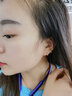 周六福简约足金999黄金耳圈耳环女生日礼物计价AA090923 一对 约1g 实拍图